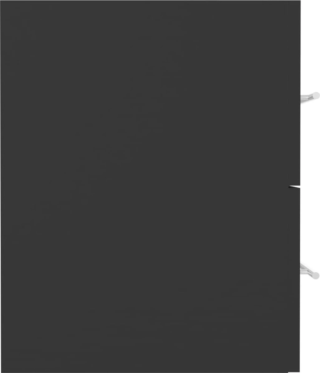 Prolenta Premium - 2-delige Badkamermeubelset Spaanplaat Grijs - Afbeelding 10