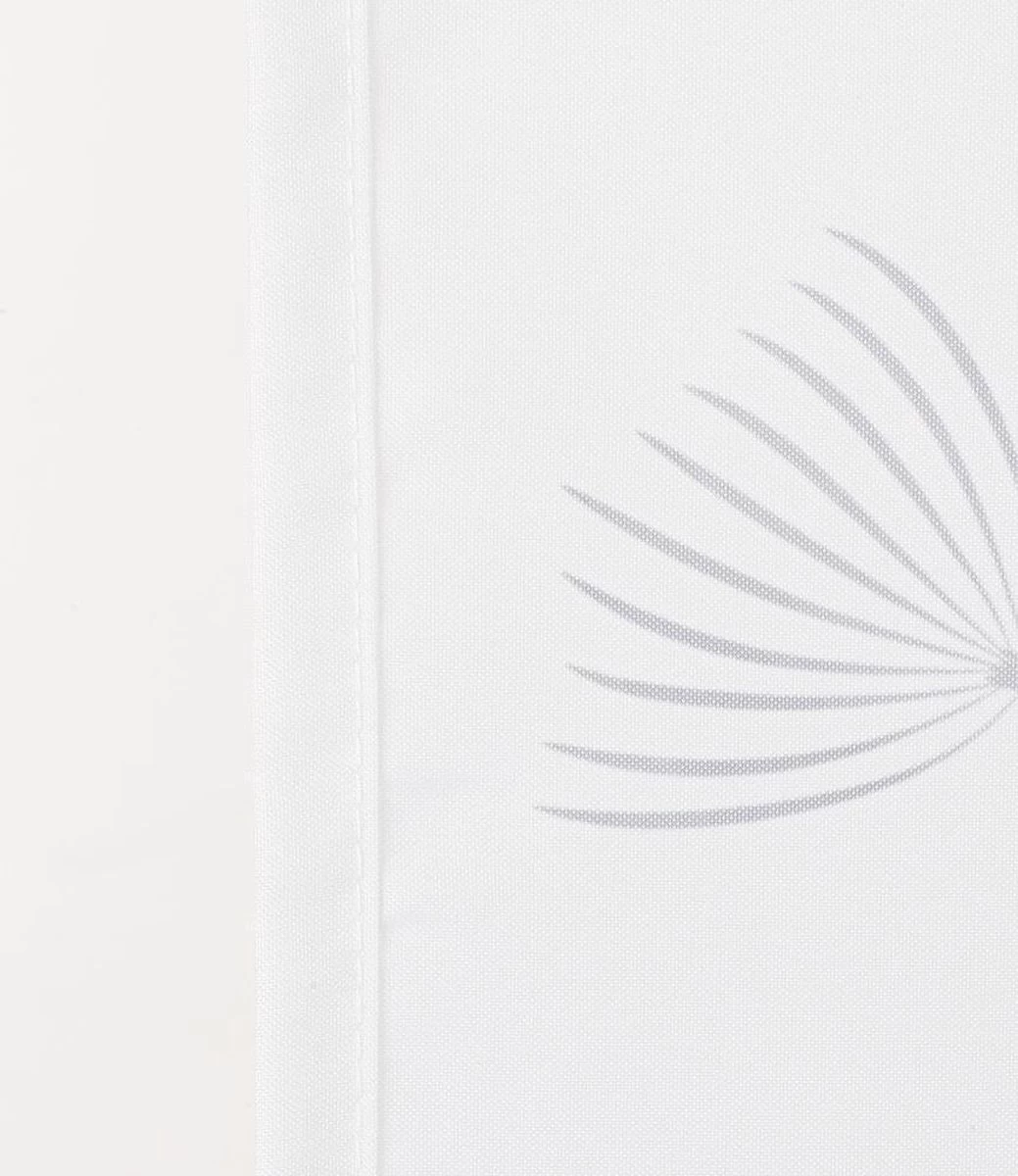 Sealskin Flow Douchegordijn 180x200 Cm - Polyester - Zwart / Wit - Afbeelding 6