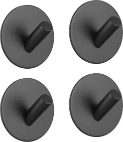 EAVY Handdoekhaakjes Zelfklevend - Set Van 4 Handdoek Haakjes - Wandhaak - Handdoekhouder