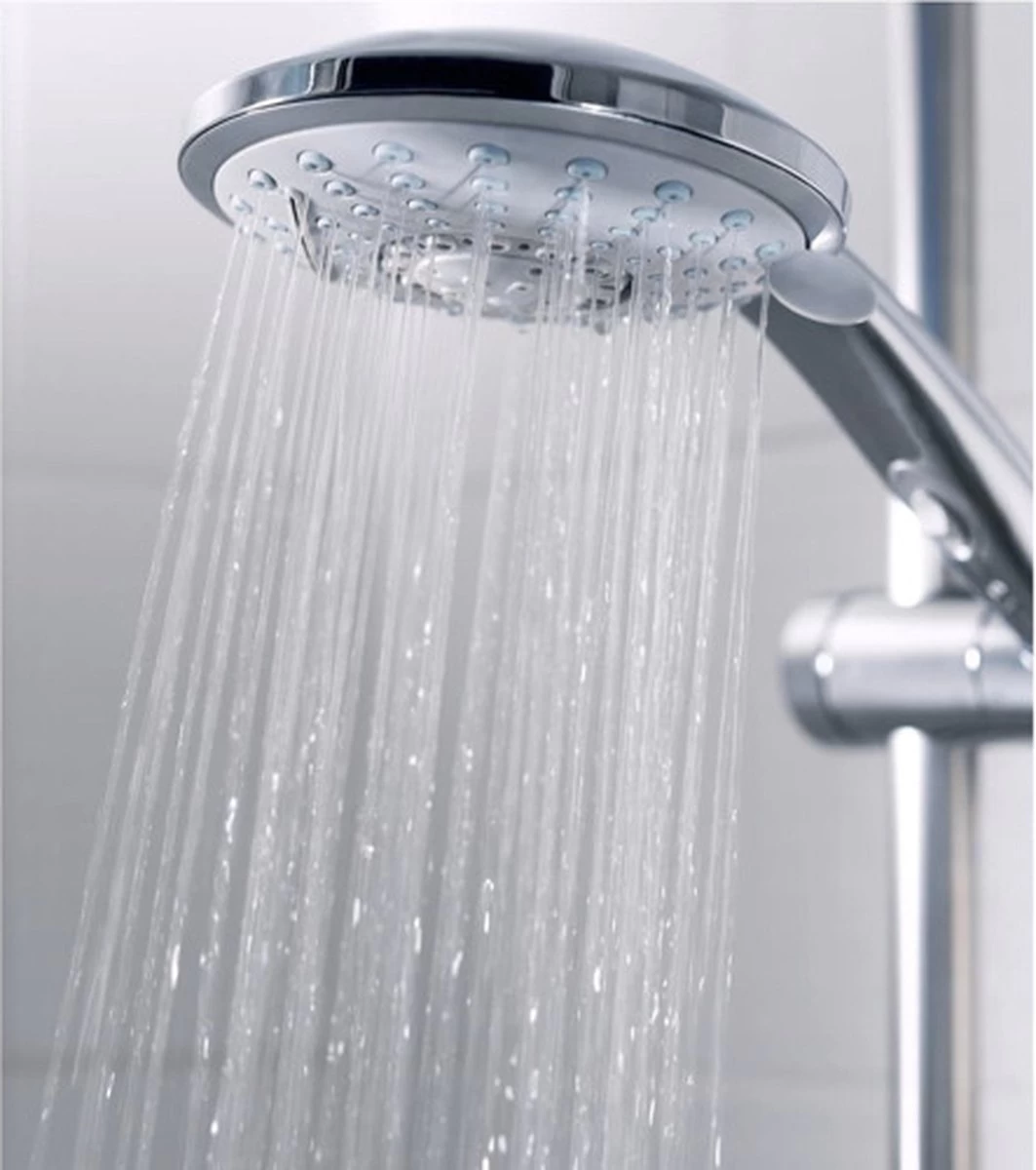 SCHÜTTE Niagara Handdouche - Douchekop Ø 15 Cm - 5 Standen - Watervaluitloop - Waterstop - Chroom - Afbeelding 13