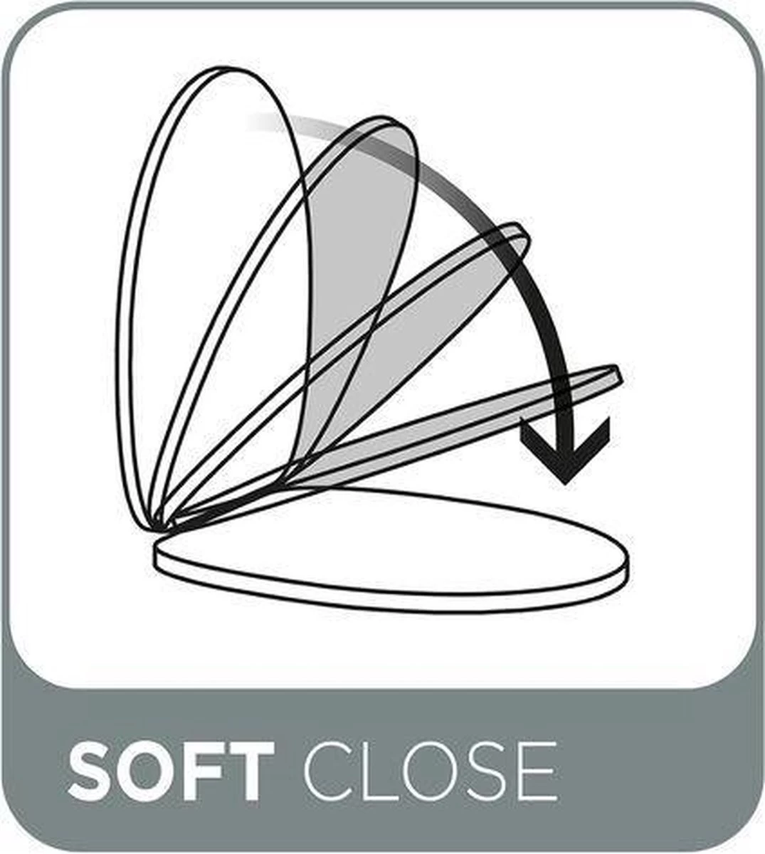 Tiger Baya - Toiletbril - WC Bril - MDF - Grijs - Afbeelding 6