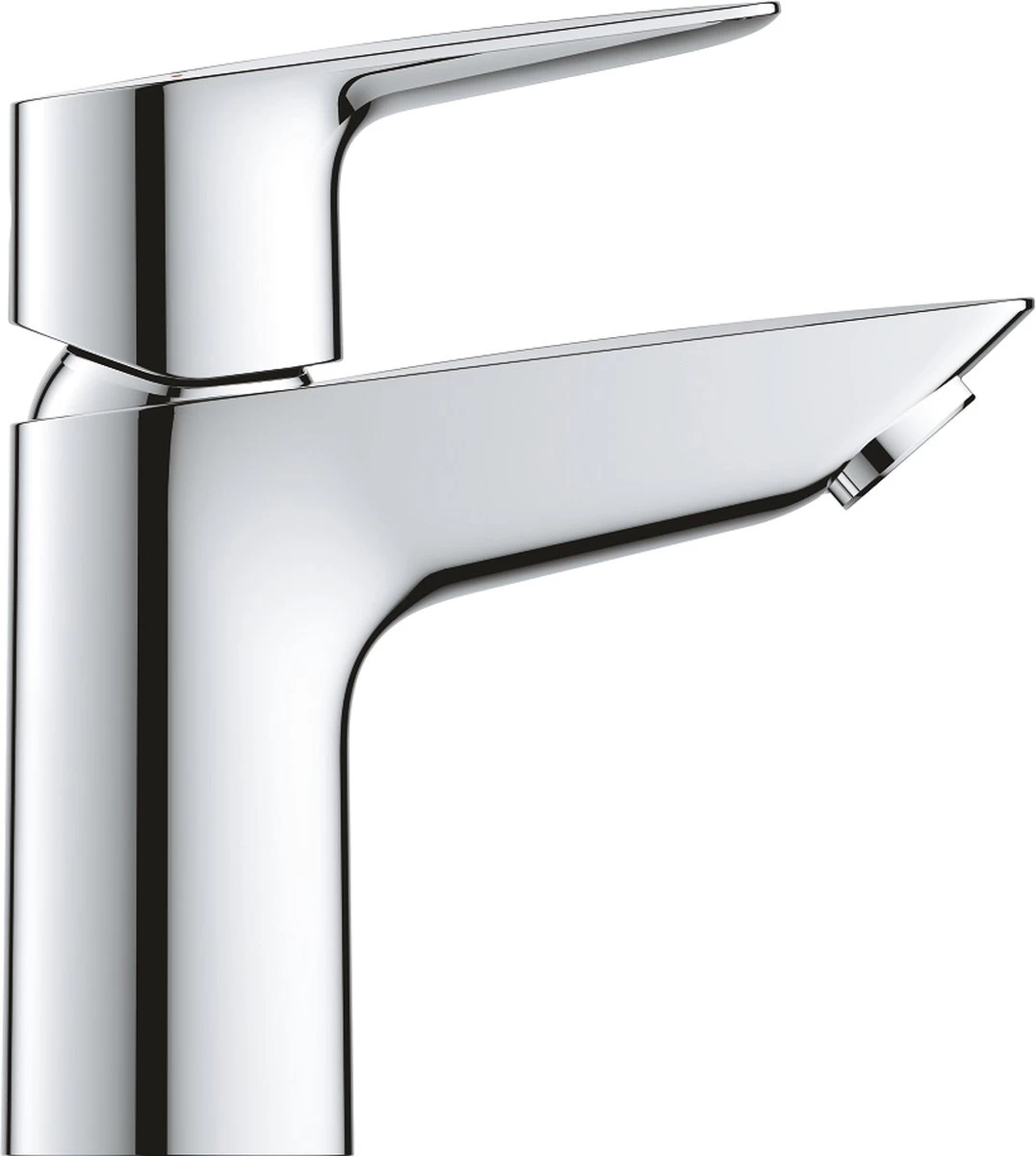GROHE QuickFix Start Edge Wastafelkraan - Waterbesparend - Push Open Pop-up Waste - Chroom - Afbeelding 5