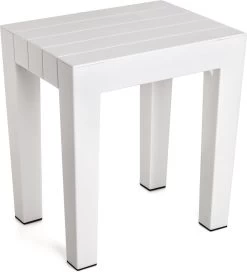 Badkamer Kruk / Douche Zitje Geheel Waterbestendig WIT /draagkracht Tot 130kg