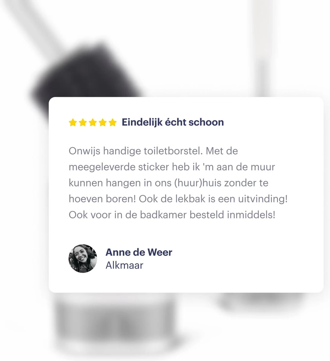 WC Borstel - Toiletborstel - WC Borstel Met Houder - Siliconen Toiletborstel - Vrijstaand Of Hangend - Slimme Lekbak - Optimale Hygiëne - Afbeelding 2