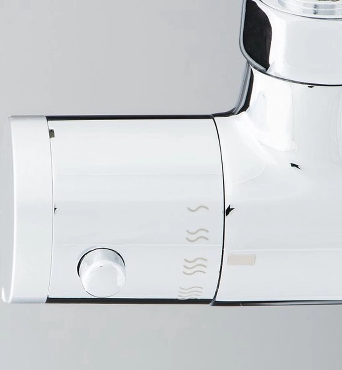 SCHÜTTE London Thermostatische Douchekraan - Hartafstand 150 Mm - Chroom - Afbeelding 6