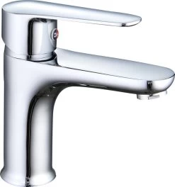 Inspire Badkamer Kraan Zilver Inclusief Aansluitingen - Wastafel Kraan - Zilver