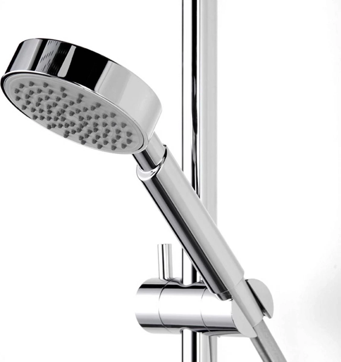 Ben Vira One Douchekop - 1 Straalsoort - 10cm - Chroom - Handdouche