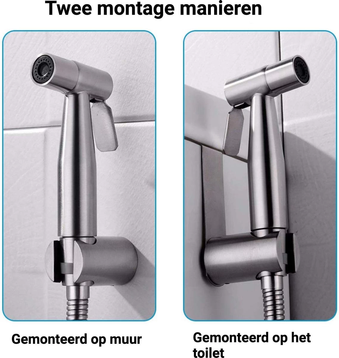 El Suvon® Bidet Handdouche - Shattaf - Bidet Sproeier - Bidetkraan - Afbeelding 6