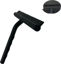 Minismus Douchewisser Met Magneethouder Ophangsysteem Zonder Boren - 21 Cm Breed - Zwart