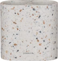 Sealskin Blend Tandenborstelhouder Dubbel Vrijstaand - Terrazzo