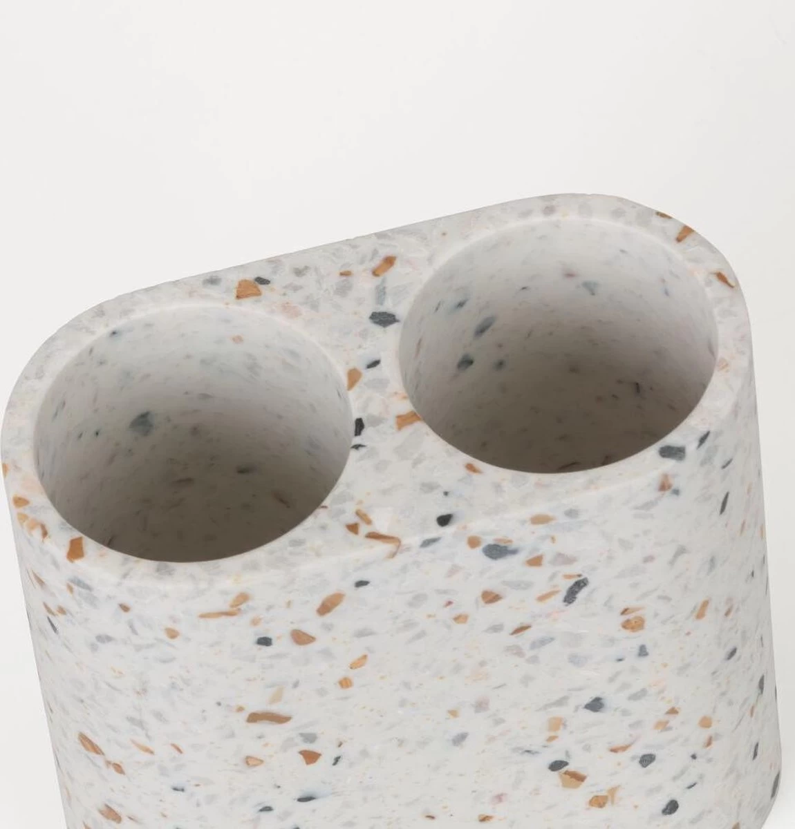Sealskin Blend Tandenborstelhouder Dubbel Vrijstaand - Terrazzo - Afbeelding 2