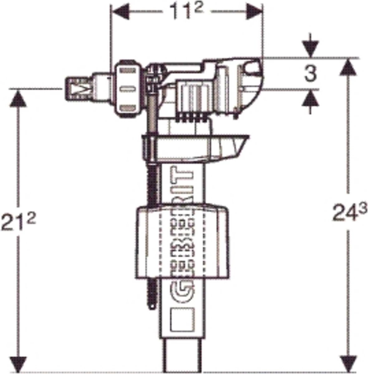 Geberit Vlotterkraan Universeel - Afbeelding 3