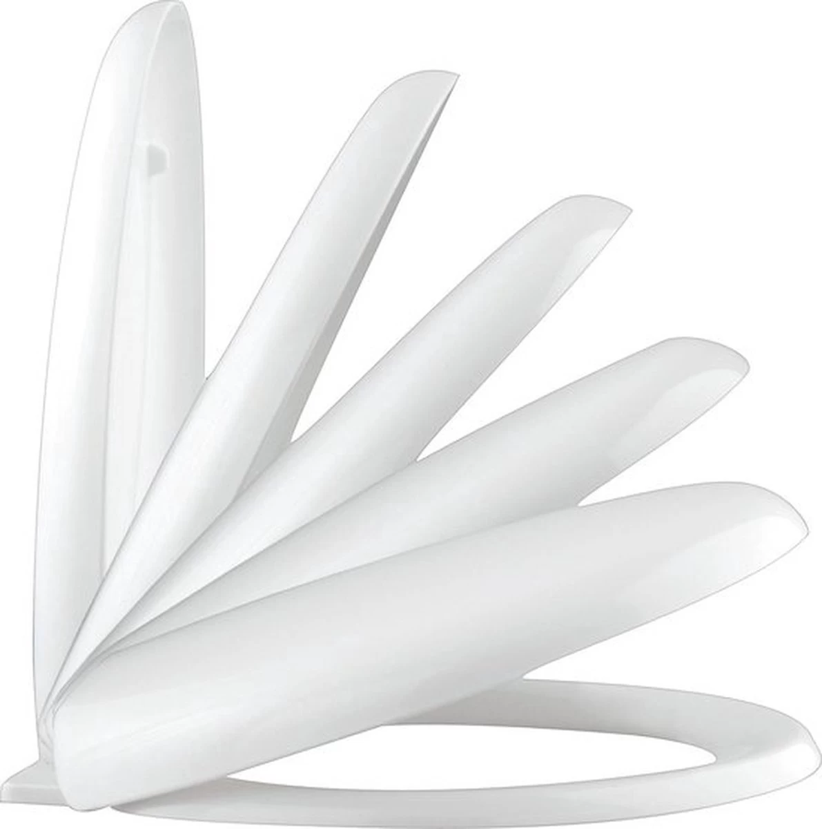 SCHÜTTE WC-Bril 10220 DUROPLAST - Antibacterieel - Soft Close - Gelakt - Wit