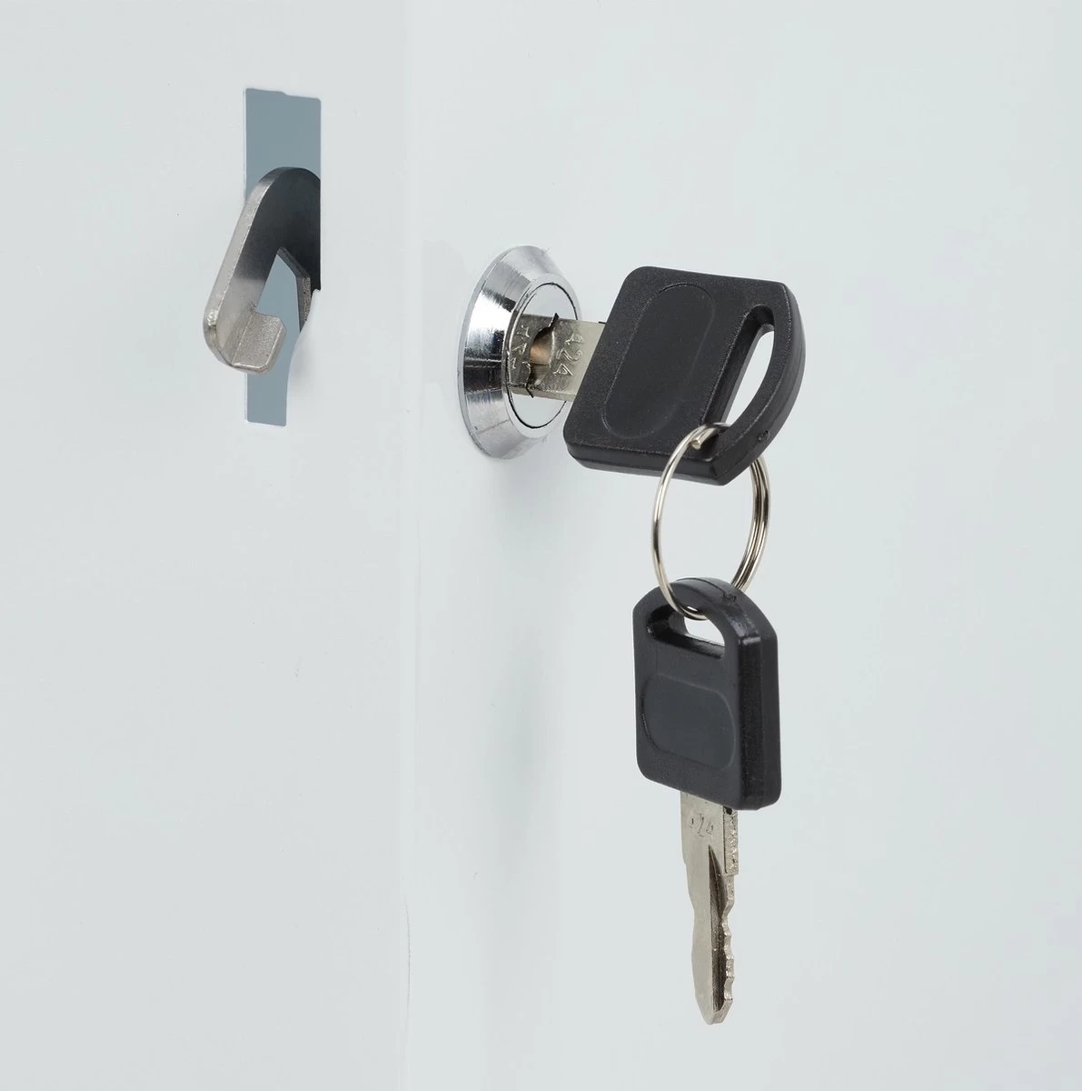 Relaxdays Medicijnkastje Afsluitbaar - Medicatiekastje - Badkamerkast Medicijnen - Wit - Afbeelding 8