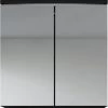 Badplaats Badkamerkast Toledo 60 Cm X 20 Cm X 60 Cm - Zwart - Spiegelkast Badkamer