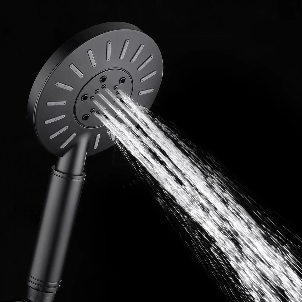 Tiger Tyne Doucheset - Douchekop Ø 12 Cm - Inclusief Comfort Water Saver - 3 Standen - Mat Zwart - Afbeelding 4