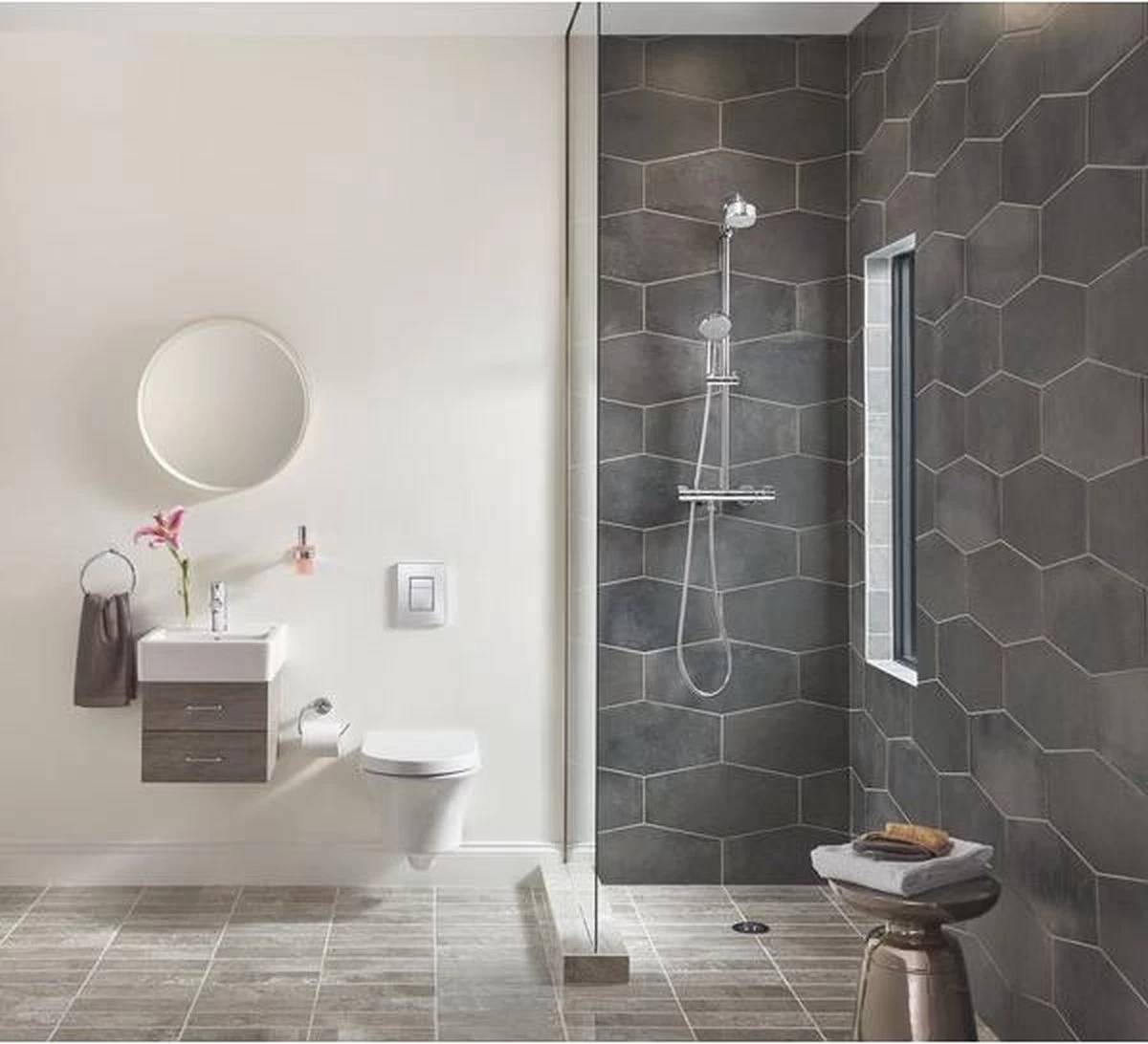 GROHE Essentials Toiletrolhouder - Met Deksel - Chroom - 40367001 - Afbeelding 3