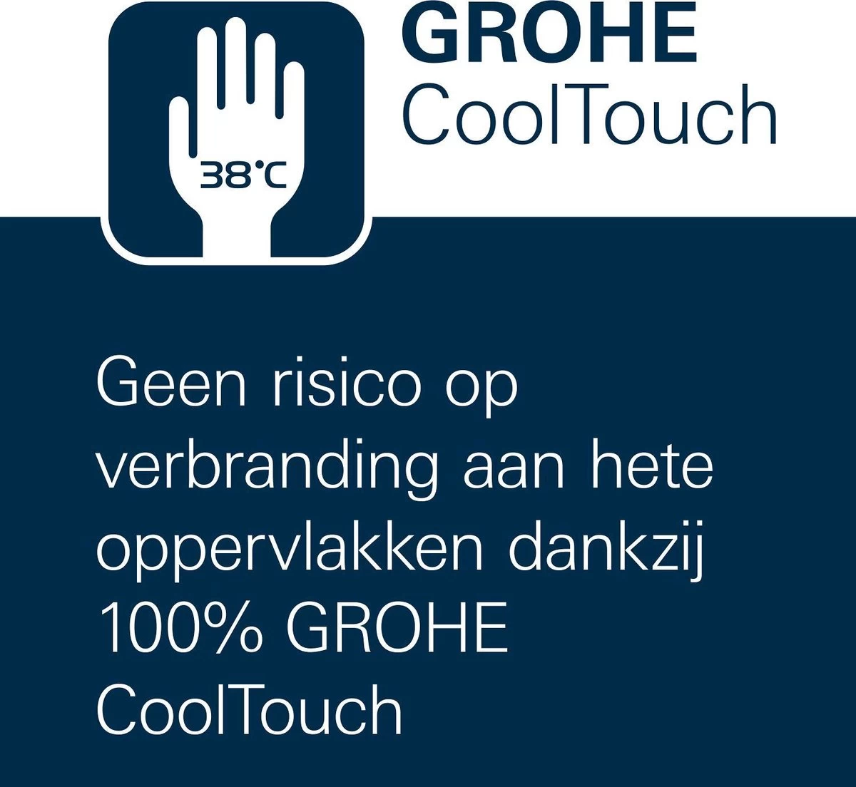 GROHE Grohtherm 1000 Performance Thermostatische Douchekraan - 15cm - Met Koppelingen - EcoJoy® - Chroom - 34776000 - Afbeelding 6