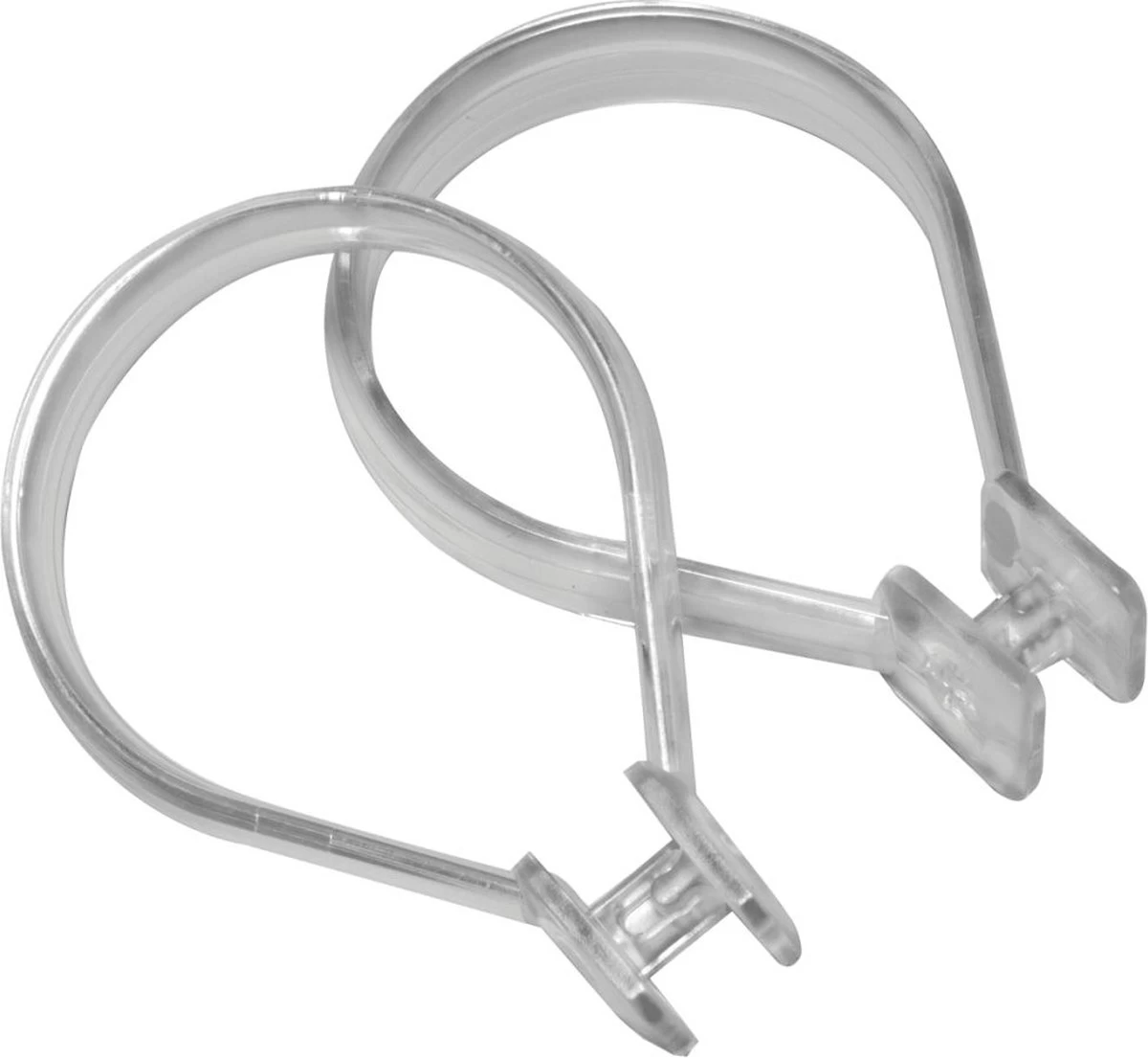 Sealskin Beauty Rings Douchegordijnringen - 12 Stuks - Transparant