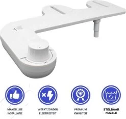 Bidet Handdouche Toilet Sproeier Shattaf Sprayer WC Papier Besparend - Enkel Spray Koud Water - Badkamer Accessoires - Freshole®