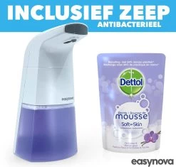 Automatische Foam Dispenser - Schuim - Zeep - Zeepdispenser - Hygiëne - Infrarood Sensor - Schuimzeep Dispenser - Zeeppompje - Elektrische Zeep Dispenser - Dettol Mousse
