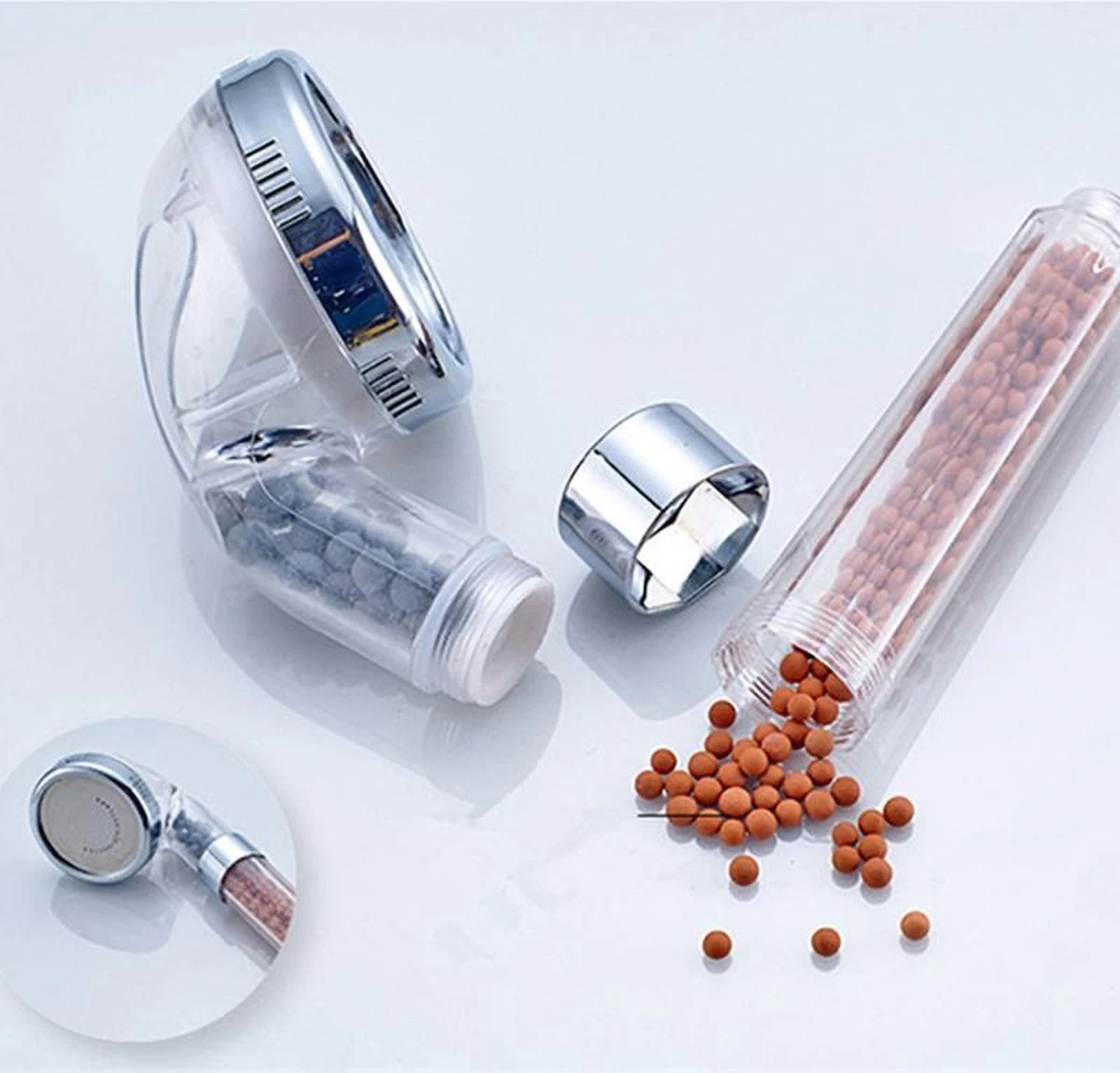 Merkloos Douche Filter - Daily Accessoires - Water Filter - Shower Filter - Douchekop Filter - Douchekop - Ionische Douchekop - Waterbesparende Douchekop - Op Elke Slang Aan Te Sluiten - Aussie Blo - Afbeelding 6