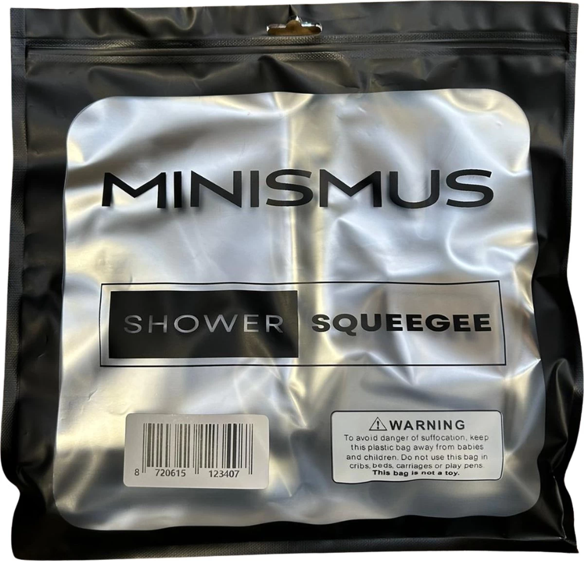 Minismus Douchewisser Zwart Met Ophanghaak - Raamwisser - Trekker Douche - Douchewissers - Raamtrekker - Douchetrekker - Afbeelding 6