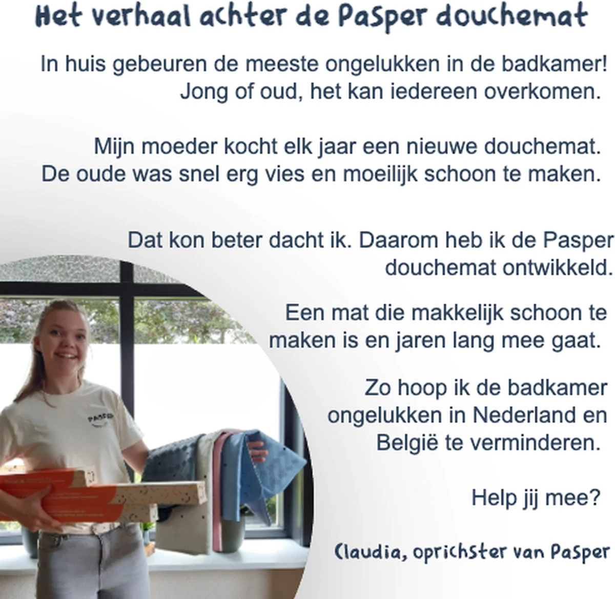 Douchemat Antislip Wit - 53 X 53 Cm - Antislipmat Douche - Badmat - Afbeelding 6