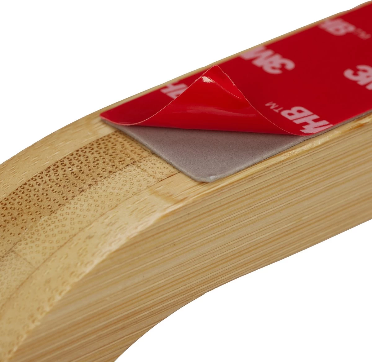 Relaxdays Toiletrolhouder Bamboe - Wc Rolhouder Zonder Boren - Closetrolhouder Muur Modern - Afbeelding 6