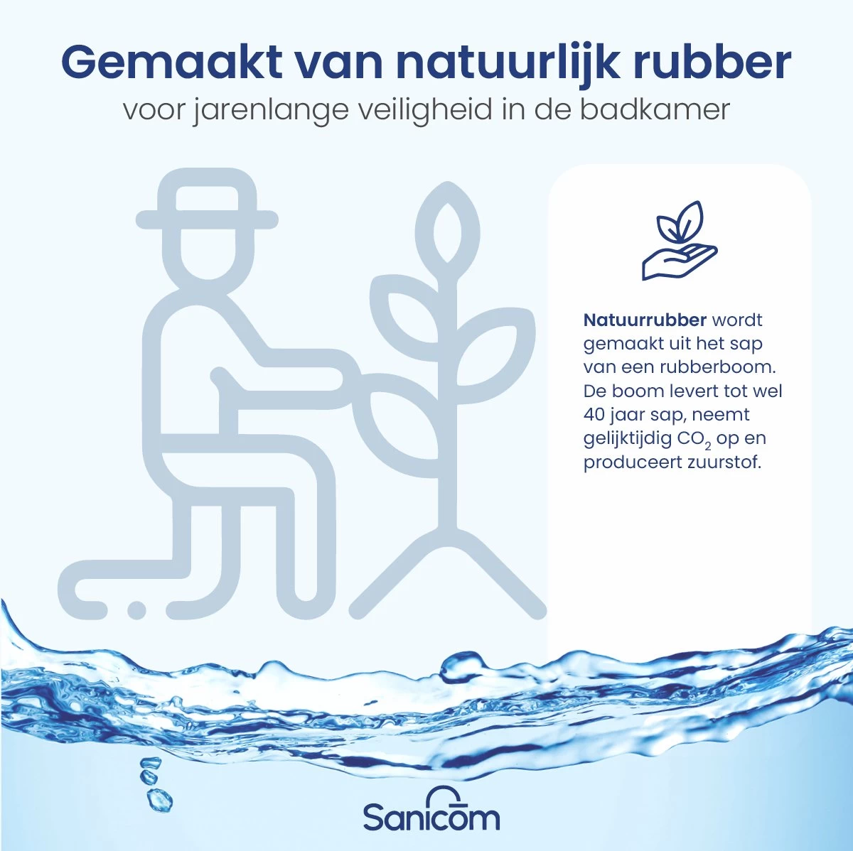 Merkloos Douchemat - Antislip Mat - Antislipmat Douche - Badmat - Schimmelbestendig - Met Zuignappen - Wasbaar - Grijs - Afbeelding 9