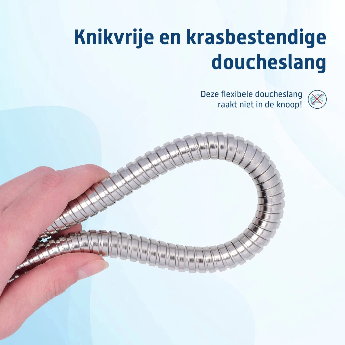 Saqu Express Doucheslang 175 Cm - Chroom - Afbeelding 2