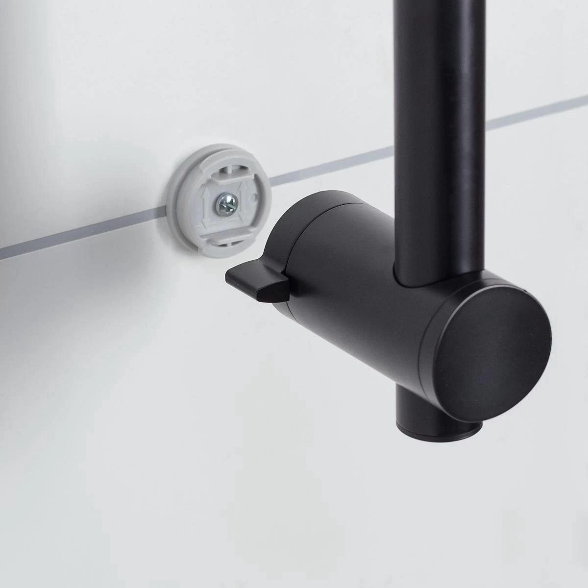 Tiger Tyne Doucheset - Douchekop Ø 12 Cm - Inclusief Comfort Water Saver - 3 Standen - Mat Zwart - Afbeelding 7