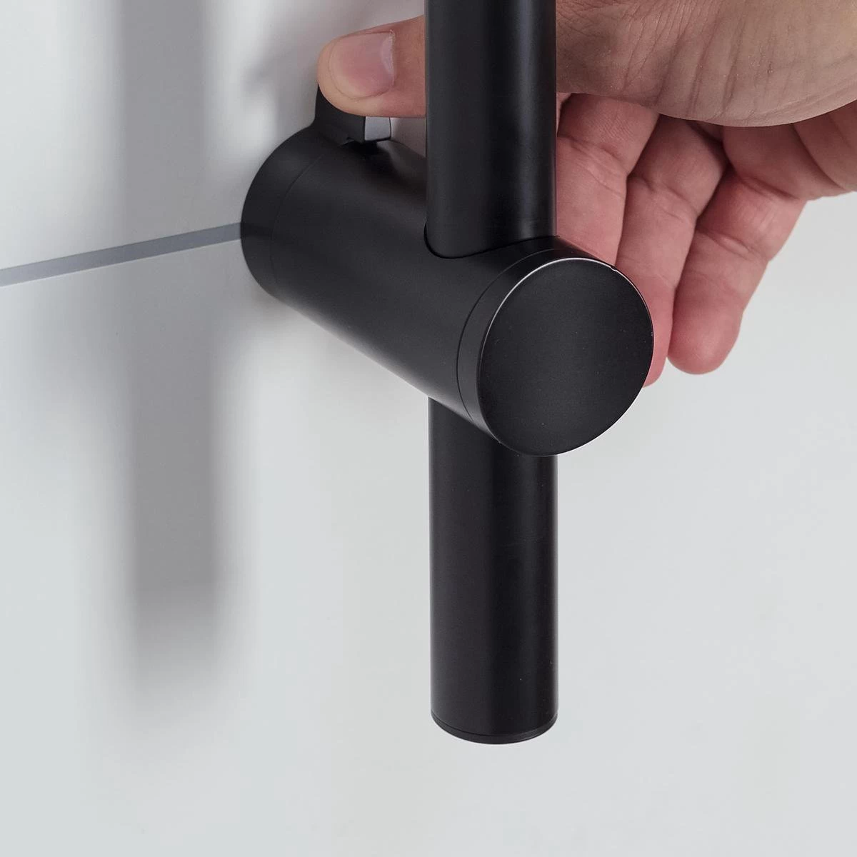 Tiger Tyne Doucheset - Douchekop Ø 12 Cm - Inclusief Comfort Water Saver - 3 Standen - Mat Zwart - Afbeelding 17