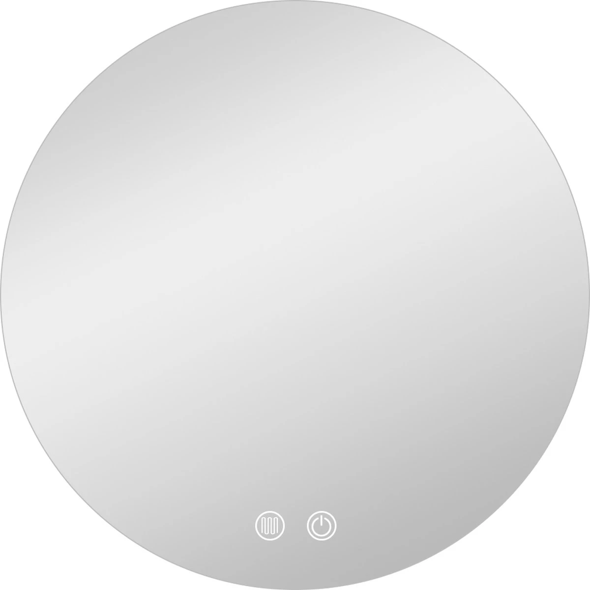 SensaHome - Led Wandspiegel Rond - Ronde Badkamerspiegel Frameloos Met LED Verlichting - Wand Gemonteerd - Anti-Condens - 2700K/4500K/6400K - Warm/Neutraal/Koud Wit - 70CM - Afbeelding 5