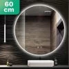 Mirlux Badkamerspiegel Met LED Verlichting & Verwarming – Wandspiegel Rond – Anti Condens Douchespiegel - 60CM
