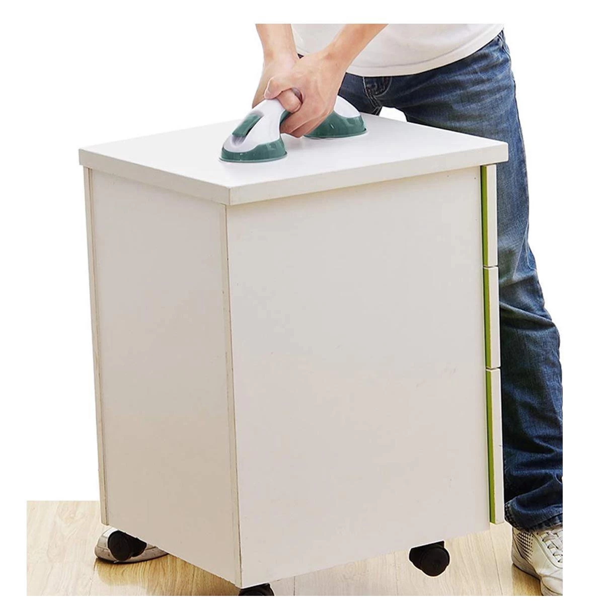 Merkloos Handgreep Met Zuignap Voor Badkamer, Douche En Toilet – Veilige Oplossing Zonder Boorgaten – Veiligheidsgreep – Helping Hand Handvat - 30CM - Handig Hulpmiddel Voor Kinderen En Ouderen - Afbeelding 7