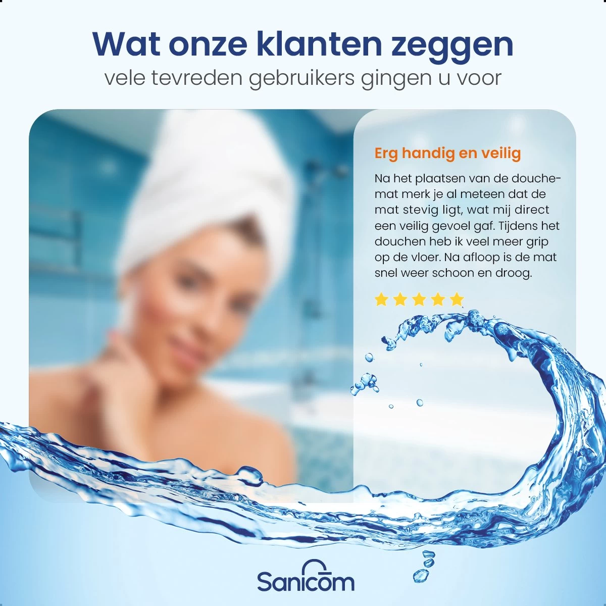 Merkloos Badmat Antislip - Douchemat - Antislipmat Bad - Antislipmat Douche - Schimmelbestendig - Met Zuignappen - Wasbaar - Zwart - Afbeelding 2