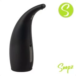Soopz Black Graphite Classic - Automatische Zeepdispenser - No Touch Sensor - Mat Zwart - 300ml – Zeeppompje