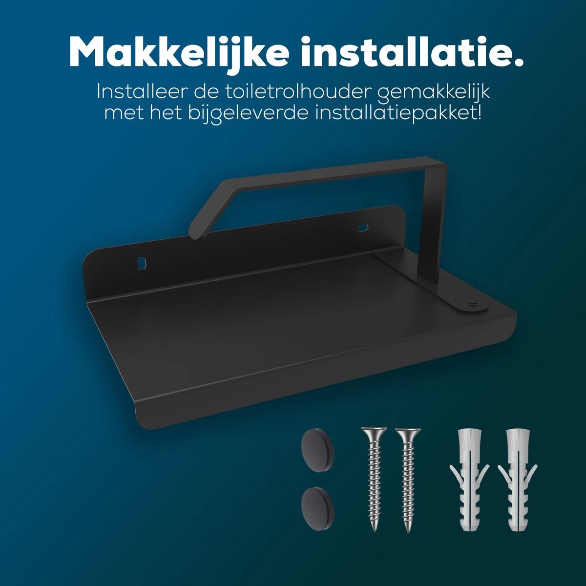 Via Fectio® Toiletrolhouder - Toiletrolhouders - Telefoonhouder - WC Rolhouder - Zonder Klep - RVS (Roestvrij Staal) - Afbeelding 6