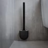 WC Borstel – Siliconen – Zwart – WC Borstel Met Houder – Vrijstaand – Hangend – WC Borstel En Houder – WC Borstel Zwart