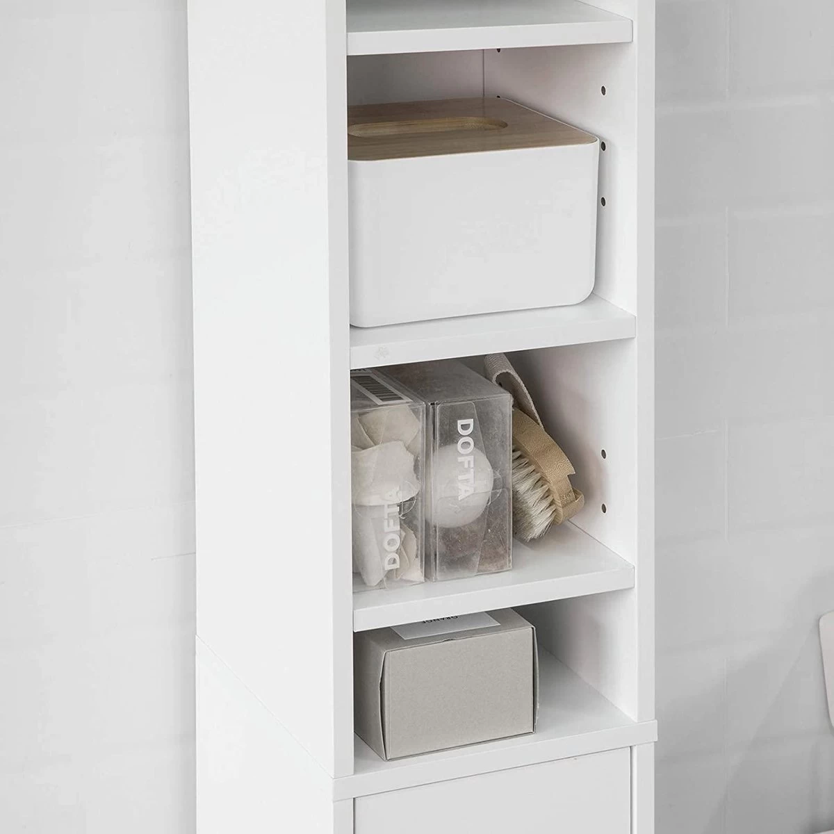 Simpletrade Badkamerkast - Kast - Opbergvakken - 20x180x20cm - Afbeelding 8