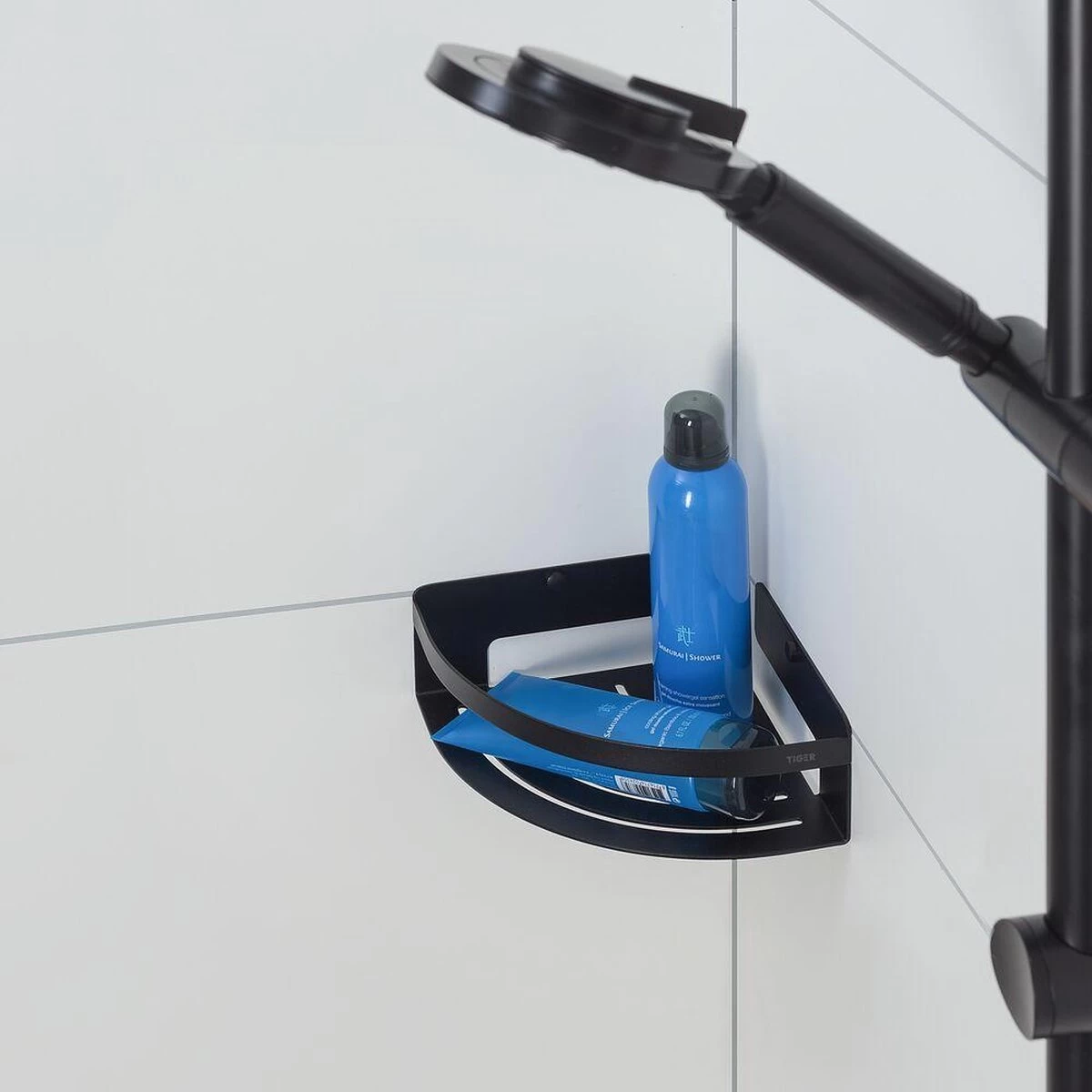 Tiger Caddy - Douchemand Hoek 18,4 Cm - Zwart - Afbeelding 3