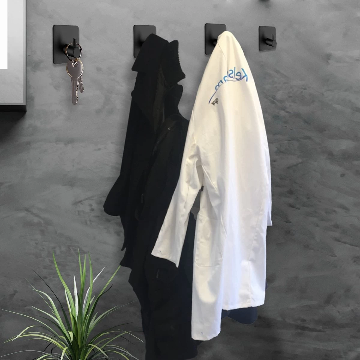 Dubbele Doucherek Zwart Zonder Boren – Sterke Lijmbasis - Badkamer Rek – Hoek – Doucherekjes – Incl. Schroeven – Incl. 2 Haken - Afbeelding 6