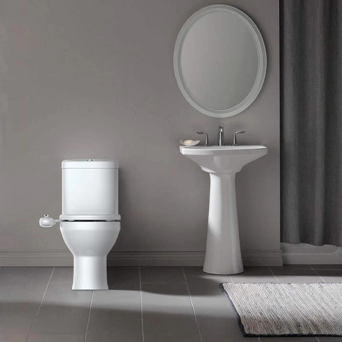 Bidet Handdouche Toilet Sproeier Shattaf Sprayer WC Papier Besparend - Dubbel Spray Koud Water - Badkamer Accessoires - Freshole® - Afbeelding 6