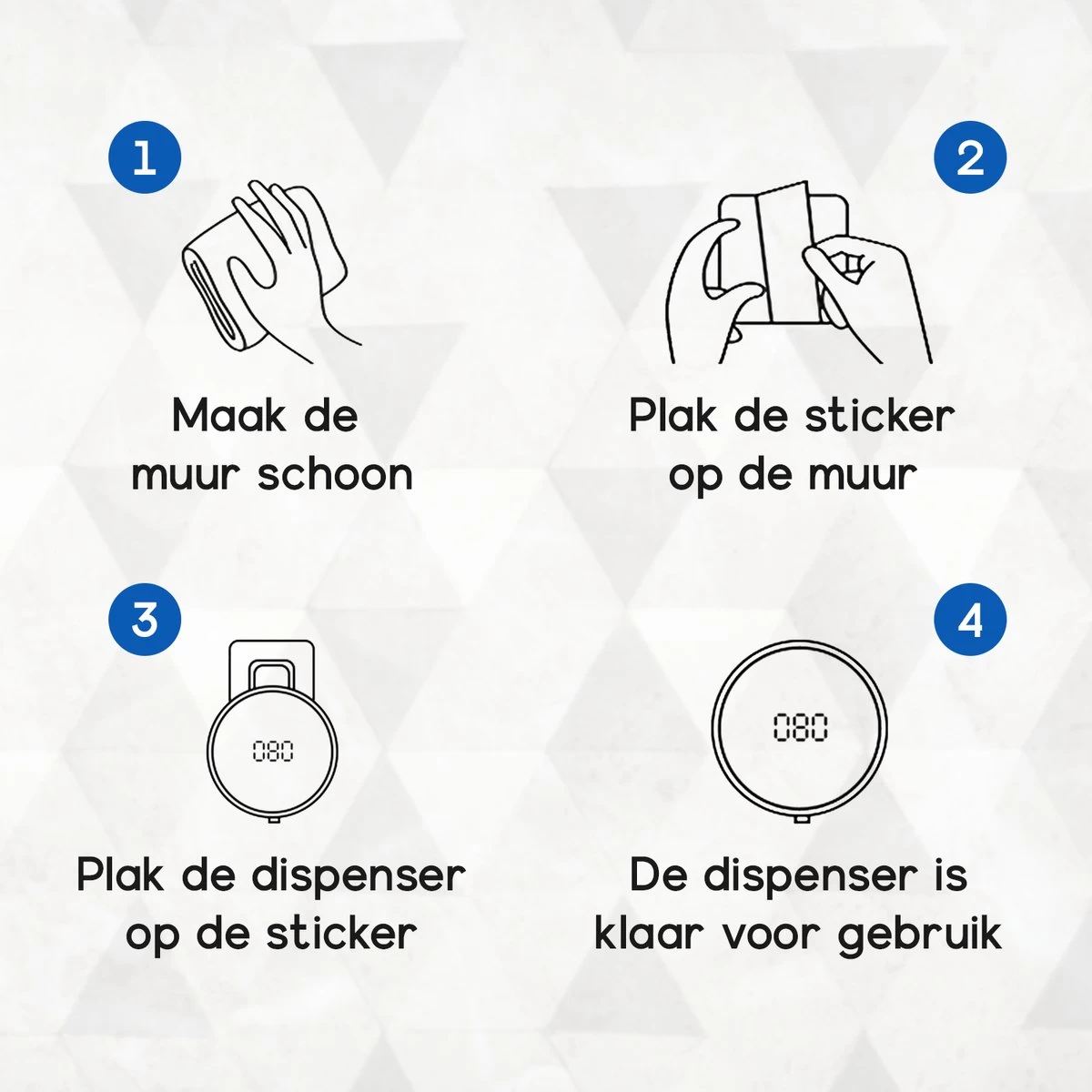 Royal WM - Automatische Zeepdispenser - 300ml - Zwart - Wandmontage - Sensor - Afbeelding 10