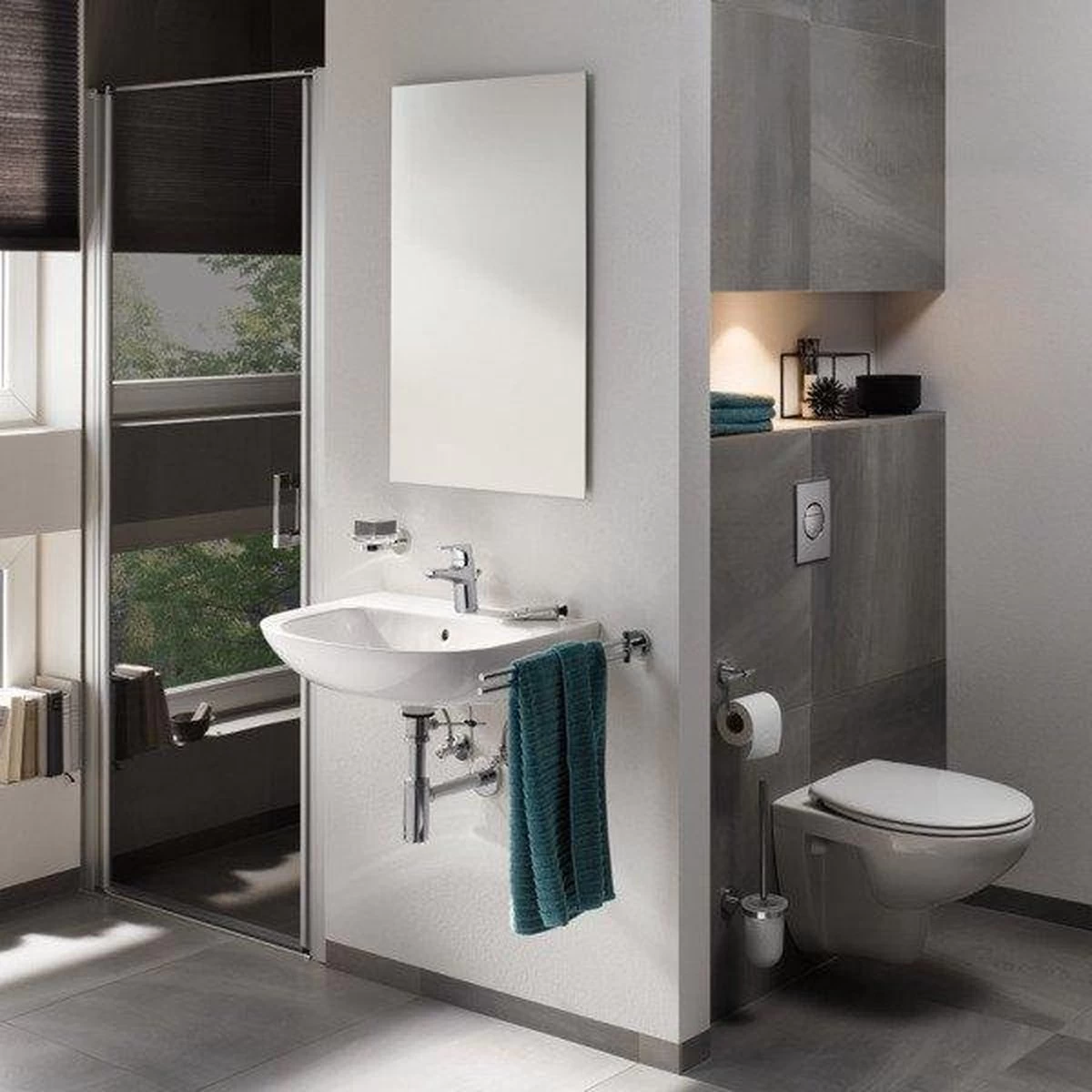 GROHE Bau Cosmopolitan Toiletborstelset - Afbeelding 4