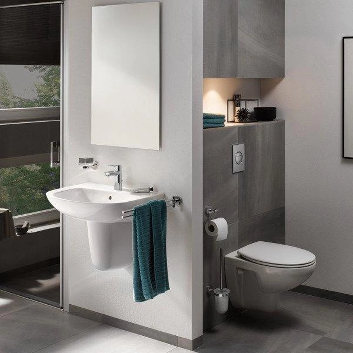 GROHE Bau Cosmopolitan Toiletborstelset - Afbeelding 5