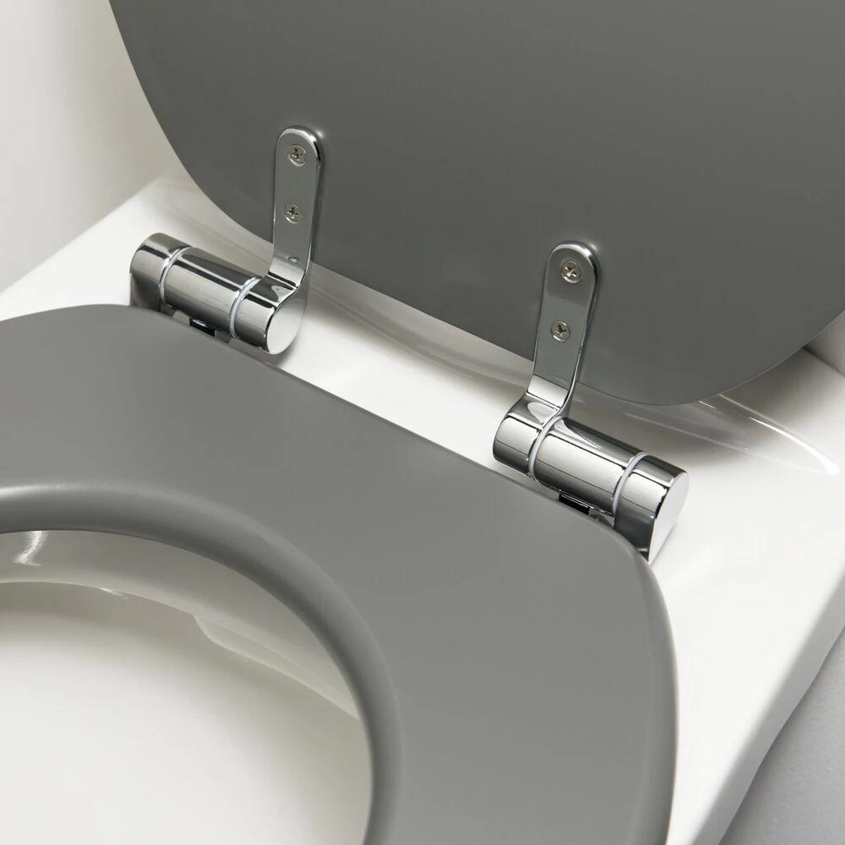 Tiger Baya - Toiletbril - WC Bril - MDF - Grijs - Afbeelding 5