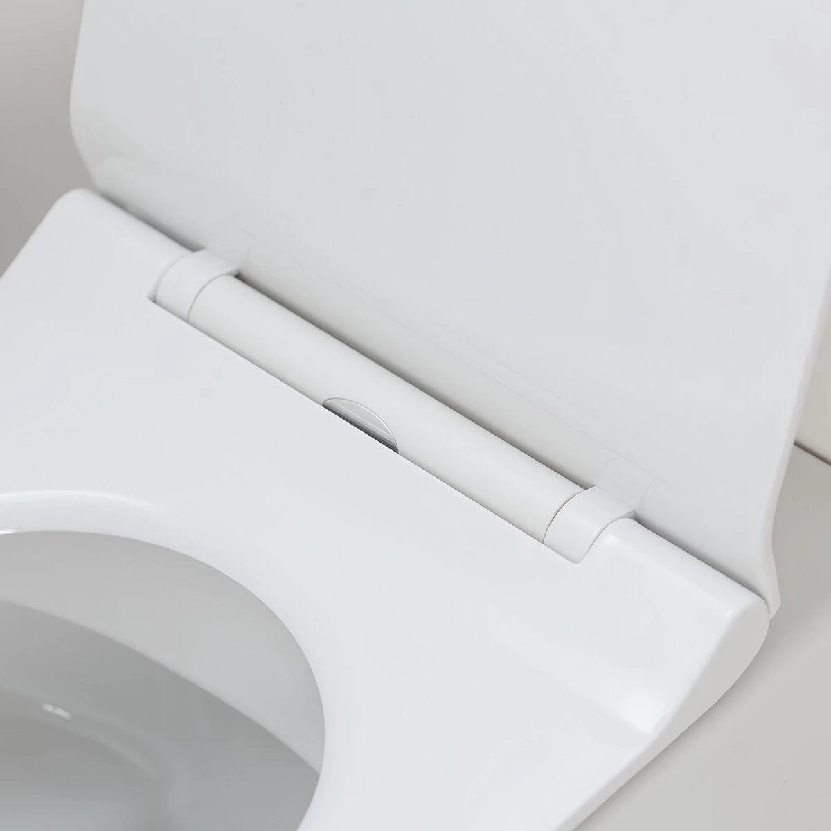 Tiger Veiros - Toiletbril - WC Bril - Thermoplast - Wit - Afbeelding 5