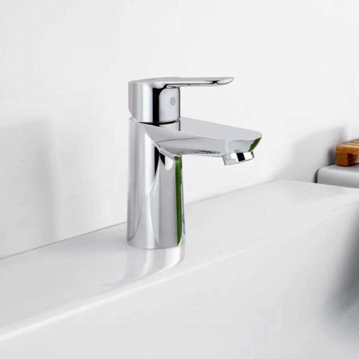 GROHE BauEdge Wastafelkraan - Met EcoJoy® - Zonder Waste - Chroom - 23330000 - Afbeelding 3